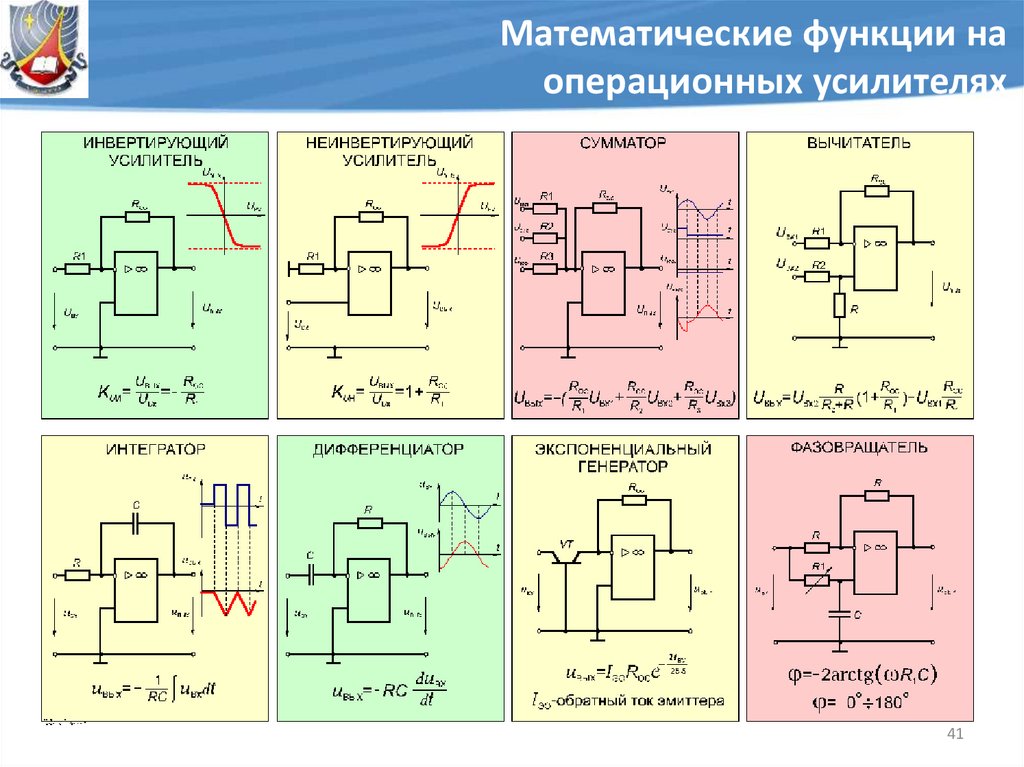 Принципиальная схема оу