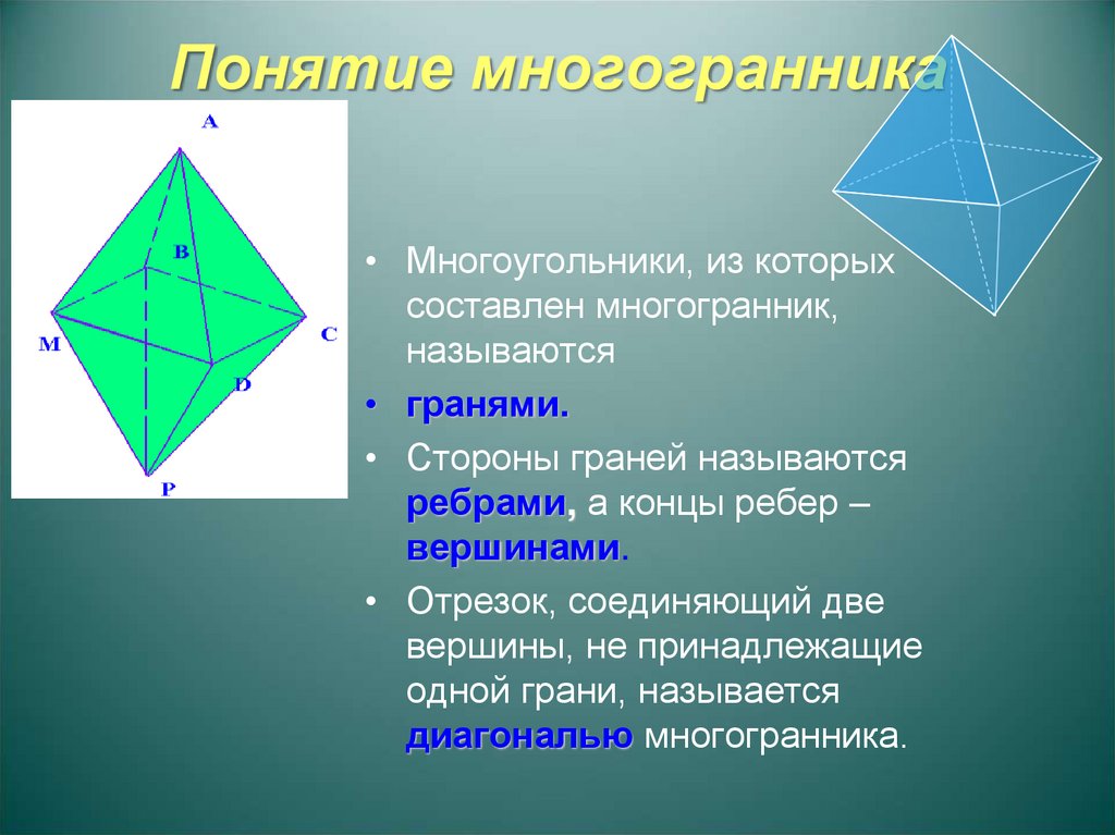 Многоугольники 10 класс геометрия. Понятие рёбер граней и вершин многогранника. Вершины ребра грани многогранника. Понятие многогранника элементы многогранника. Понятие грани многогранника.