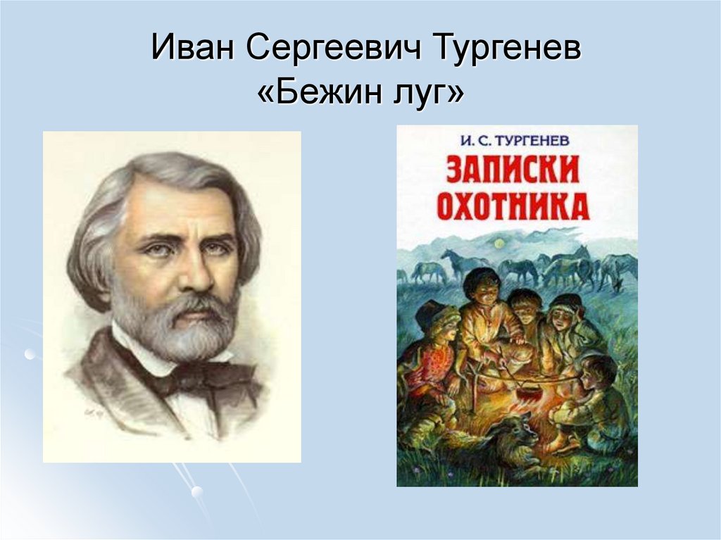 Описание луга тургенев