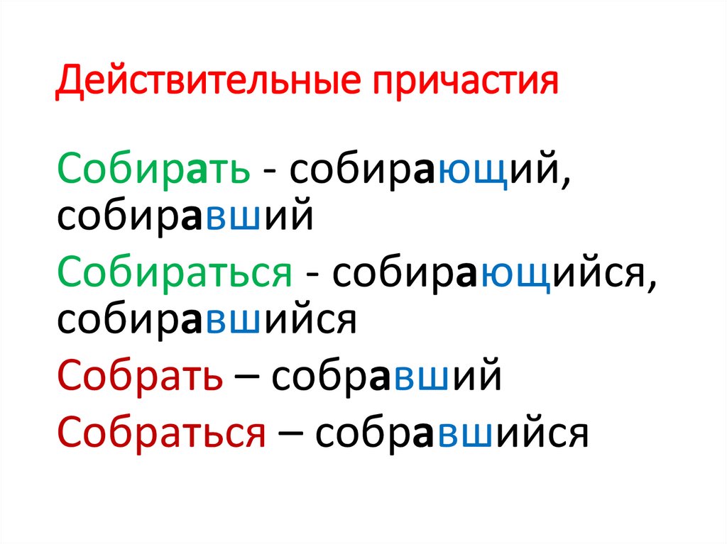 Вырасти образовать причастие