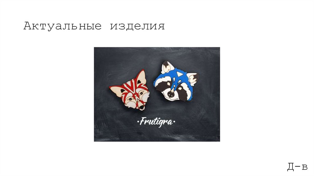 Актуальные изделия