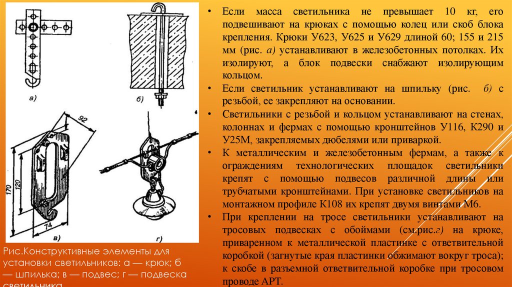 Монтаж электрического освещения презентация