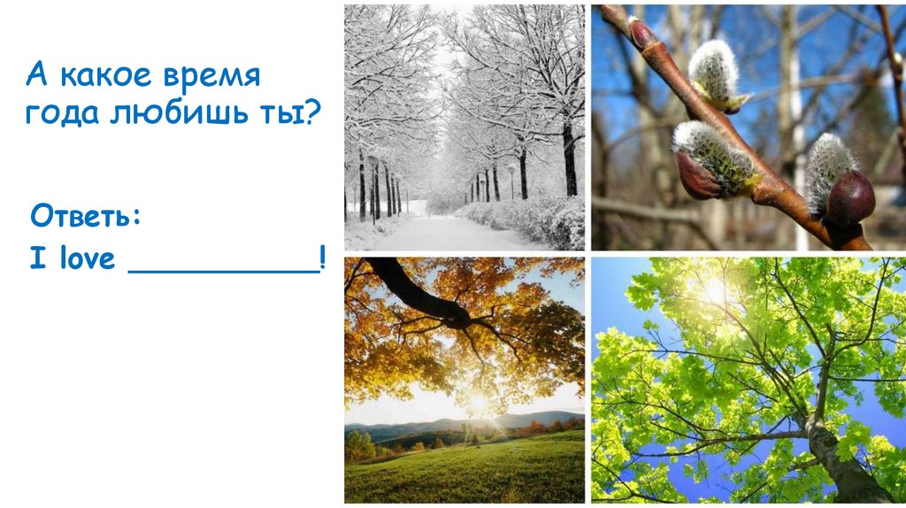 А какое время года любишь ты?