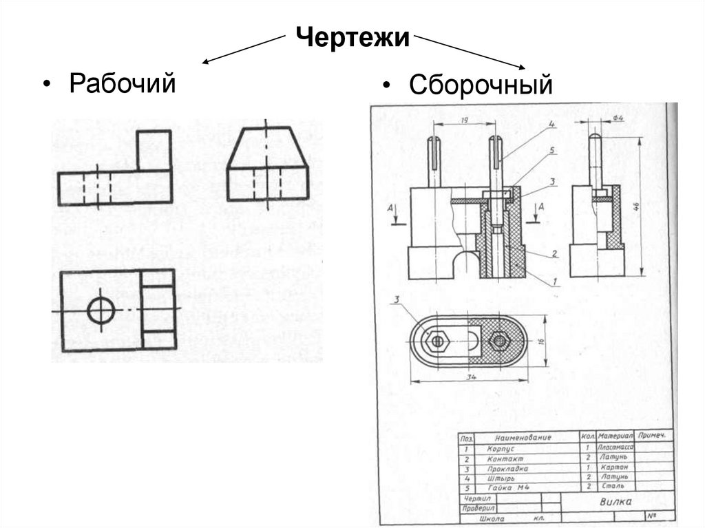 Выполнение чертежа изделия