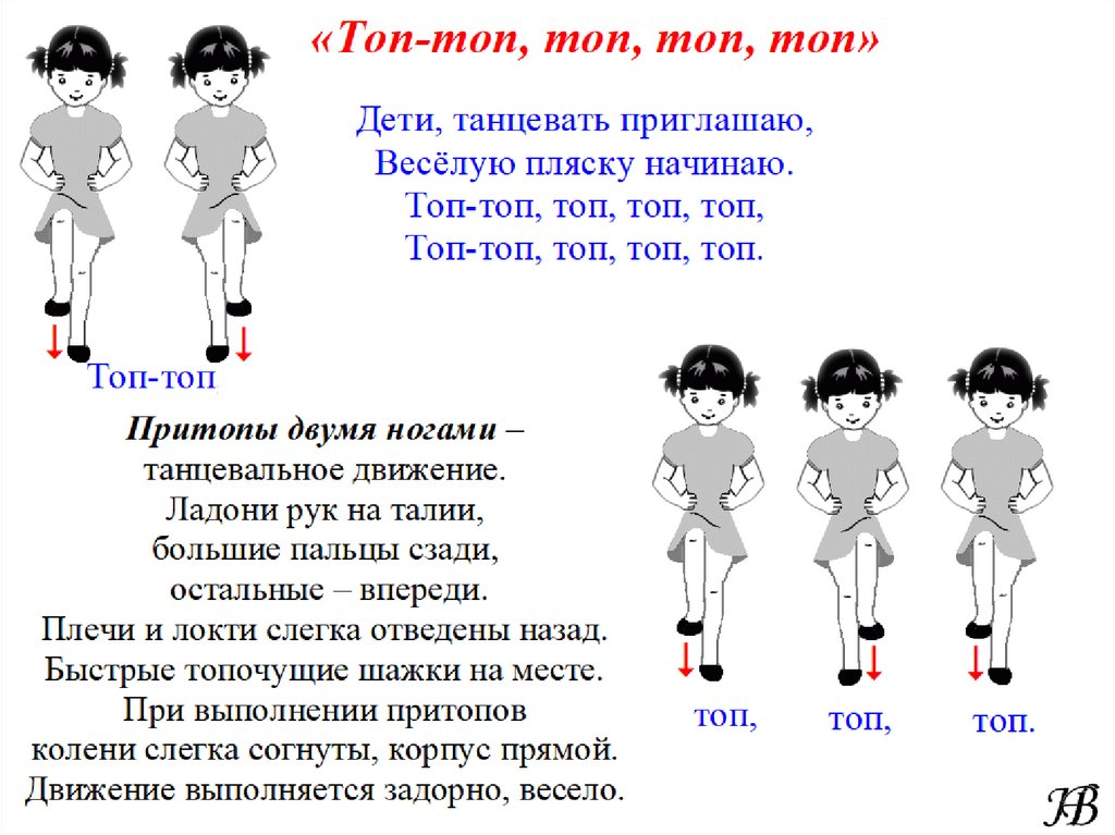 Русский марш танец схема танца