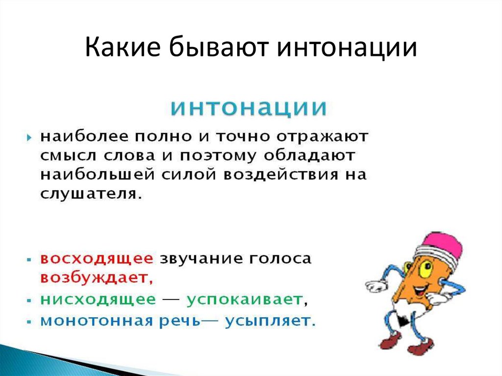 Интонация бывает