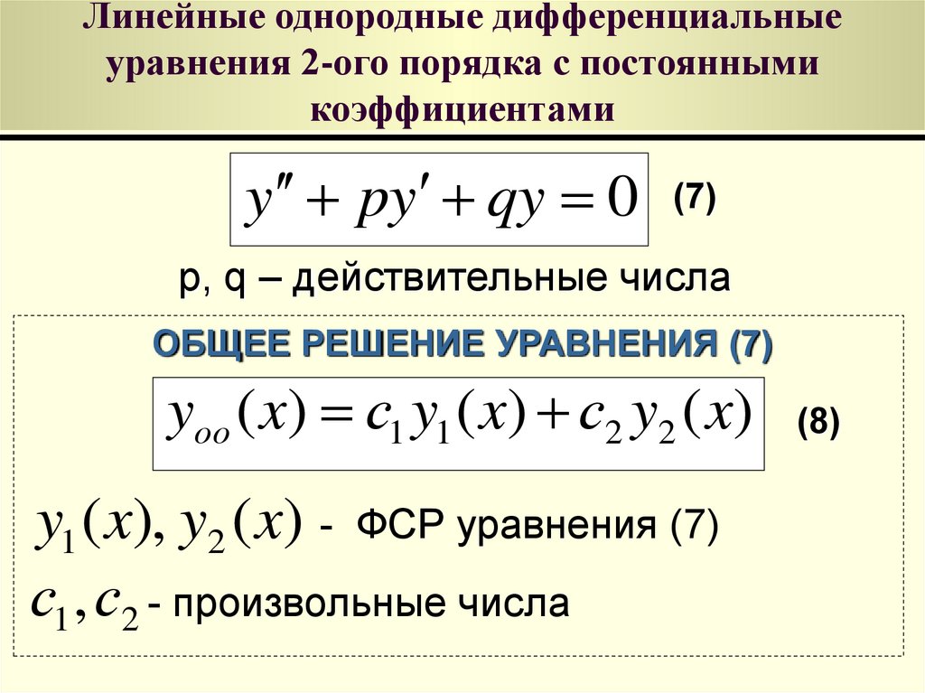 Однородное дифференциальное уравнение первого порядка схема решения