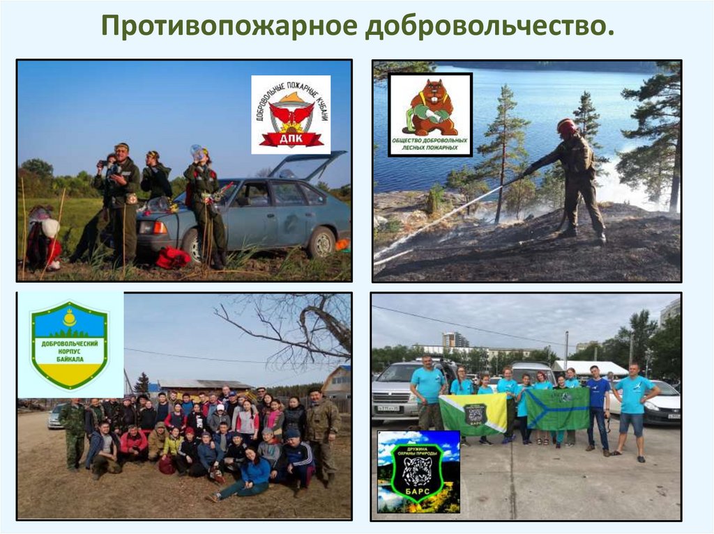 Противопожарное добровольчество.