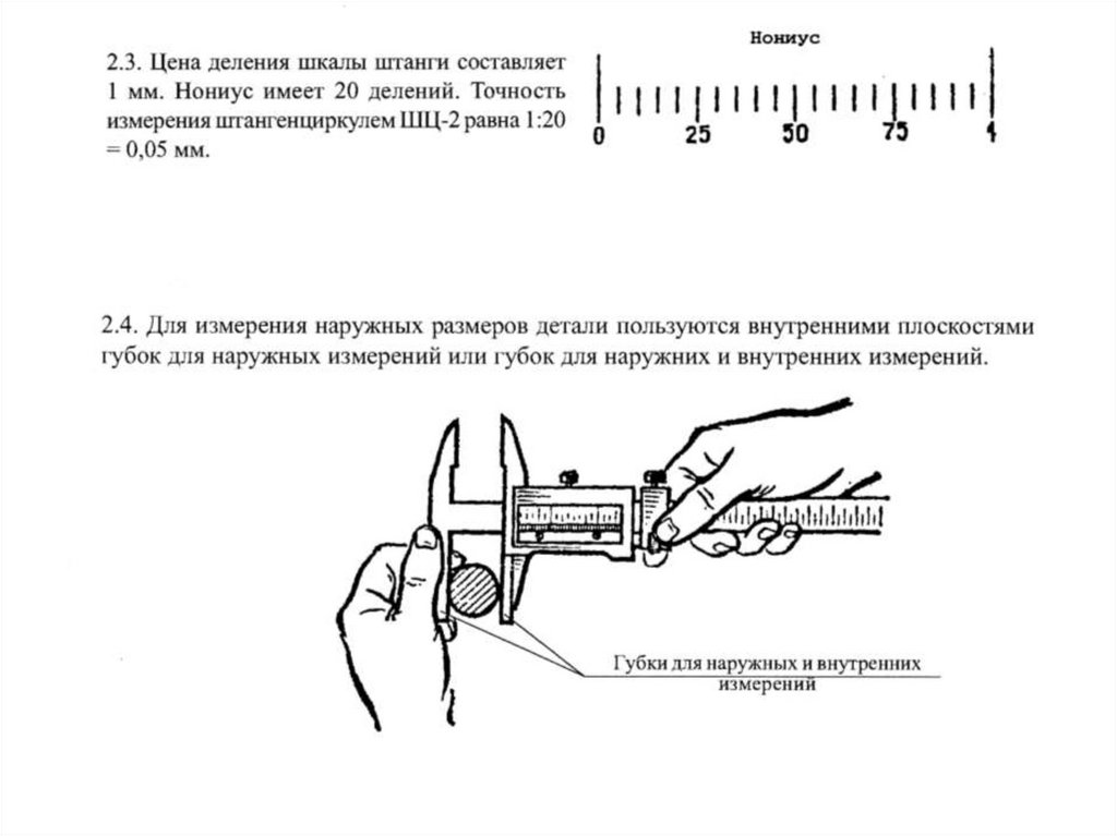 Измерение наружных