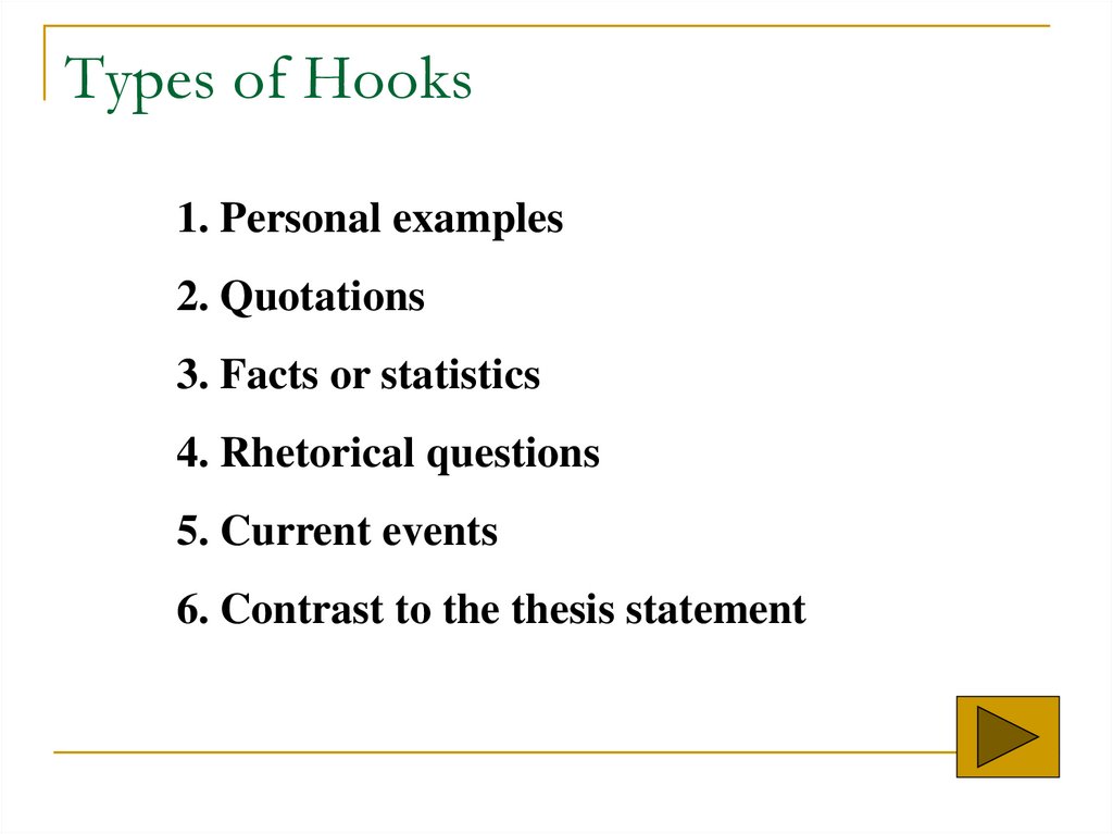 Types of Hooks
