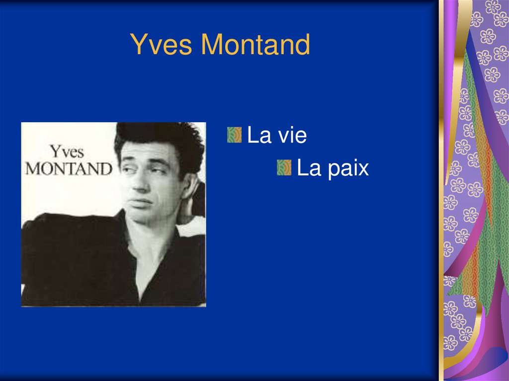 Yves Montand
