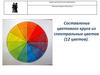 Составление цветового круга из спектральных цветов