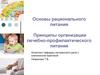 Основы рационального питания. Принципы организации лечебно-профилактического питания