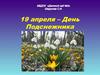 19 апреля – День Подснежника