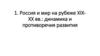 Россия и мир на рубеже XIX-XX вв.: динамика и противоречия развития
