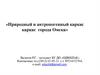 Природный и антропогенный каркас города Омска