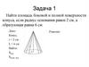 Площадь боковой и полной поверхности конуса