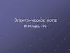 Электрическое поле в веществе