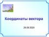 Координаты вектора