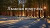 Лыжная прогулка