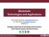 Blockchain Technologies and Applications