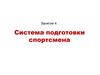 Система подготовки спортсмена (Занятие 4)