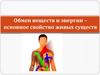 Обмен веществ и энергии – основное свойство живых существ
