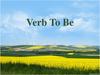 Verb To Be