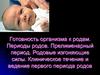 Готовность организма к родам. Периоды родов. Прелименарный период. Родовые изгоняющие силы