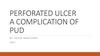 Perforated ulcer