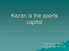 Kazan is the sports capital