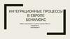 Интеграционные процессы в Европе Бенилюкс