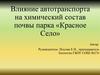 Влияние автотранспорта на химический состав почвы парка «Красное Село»