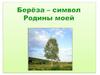 Берёза - символ родины моей