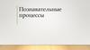 Познательные процессы