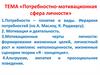 Потребностно-мотивационная сфера личности