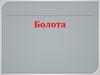 Болота