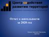 Центр содействия развитию территорий. Отчет о деятельности 2020 год