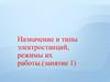 Назначение и типы электростанций, режимы их работы