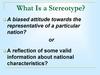 What Is a Stereotype?
