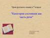 Категория состояния как часть речи