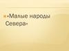 Малые народы Севера
