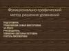 Функционально-графический метод решения уравнений