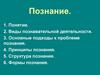 Познание. Понятие