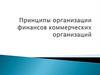 Принципы организации финансов коммерческих организаций