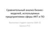 Сравнительный анализ бизнес-моделей, предприятиями сферы ИКТ и ПО