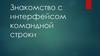 Знакомство с интерфейсом командной строки