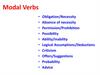 Modal Verbs
