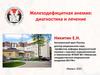 Железодефицитная анемия: диагностика и лечение