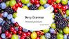 Berry Grammar. Personal pronouns